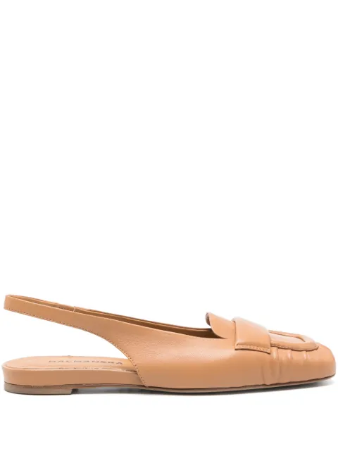 Halmanera slingback flat pumps Brown PET46