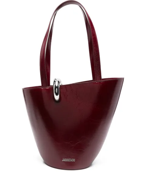 Jacquemus Le Bambola Moyen leather bucket bag Red BAW00412AC20C01