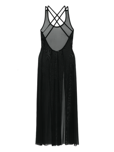 MATINEE DONNA mesh dress Black DM6023