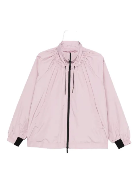 Moncler Valencay drawstring-neck puff-sleeve jacket Pink K20931A00079597U5