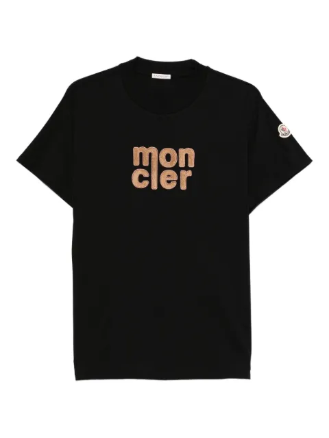 Moncler logo-embroidered T-shirt Black K20938C0002889AUO
