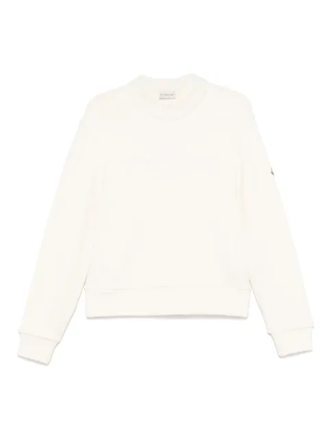 Moncler crew-neck sweatshirt Neutrals K20938G0000189B0Q