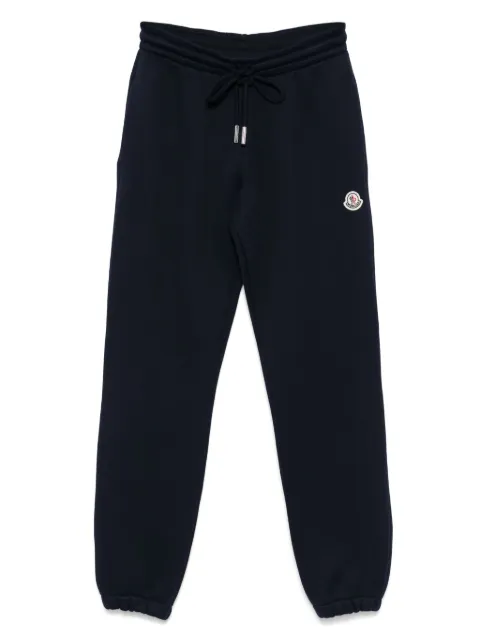 Moncler logo-patch track pants Blue K20938H0000689B0Q