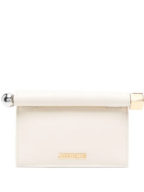 Jacquemus the small Rond Carré clutch Neutrals BAW00392AC27L14