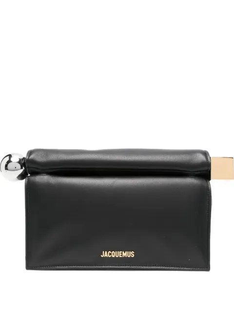 Jacquemus The Rond Carré clutch Black BAW00356AC27L14