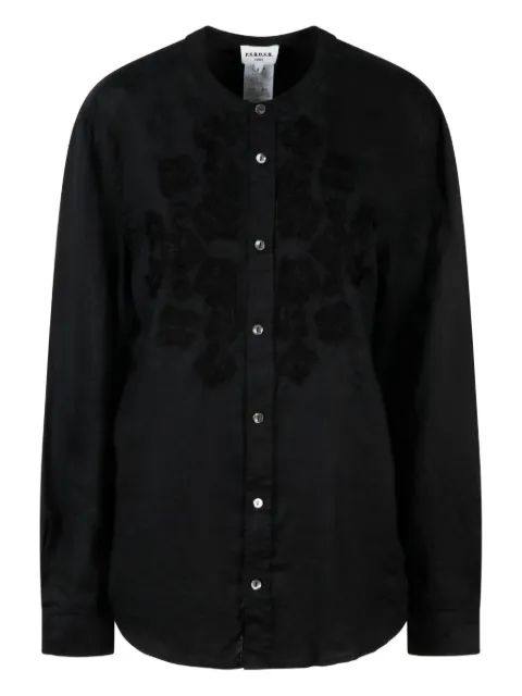 P.A.R.O.S.H. embroidered shirt Black D380581BEACH