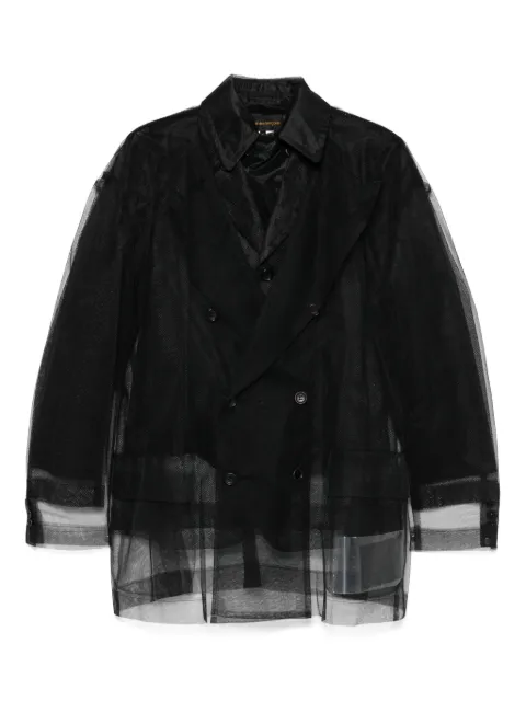 Comme Des Garçons tulle blazer Black GOJ012
