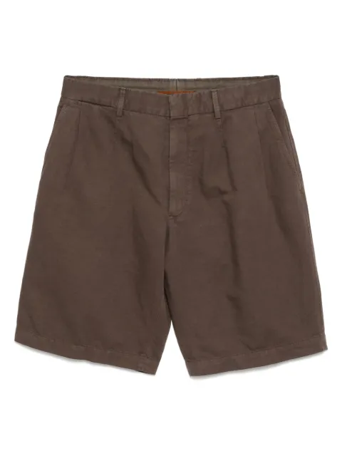 Zegna Summer chino shorts Brown UF137A9TB05N07