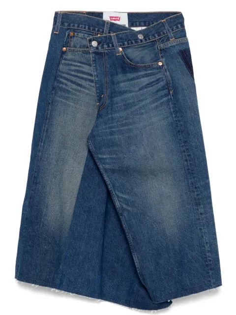 Junya Watanabe x Levi's denim midi skirt Blue JOS201