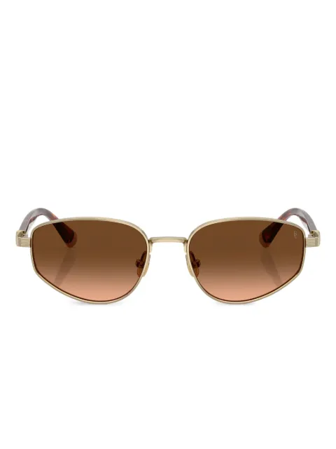 Brunello Cucinelli oval-frame sunglasses Gold BC2008ST5002A