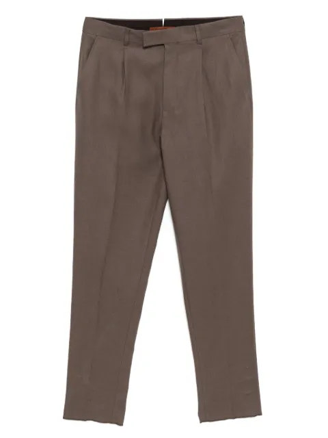 Zegna tailored trousers Brown 973F11A977PM126R