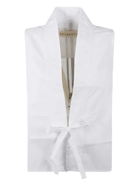 MORDECAI sleeveless shirt White 25E96MRD02