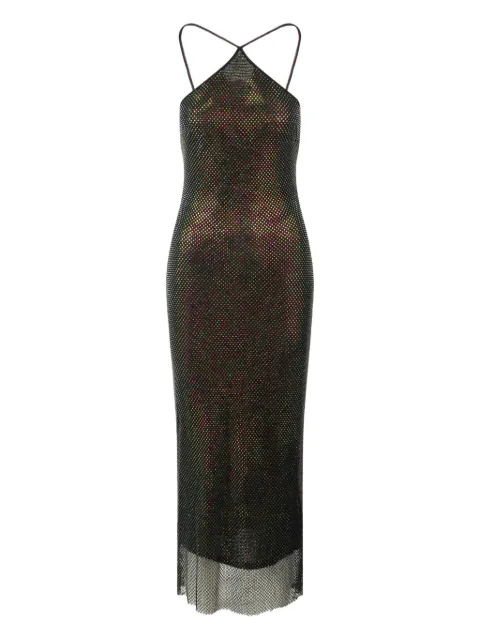 The New Arrivals Ilkyaz Ozel sequin-embellished dress Black NA01FW0229H