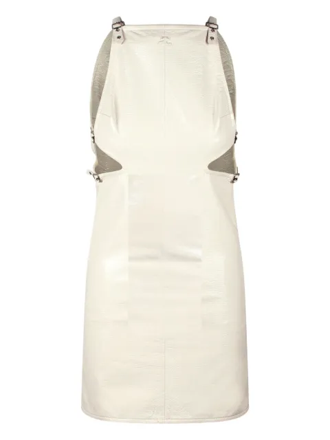 Courrèges cut-out mini dress White 124CRO0369VY0014