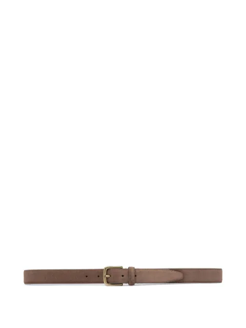 Officine Creative suede slim belt Neutrals RTFSTRI05VALEND202