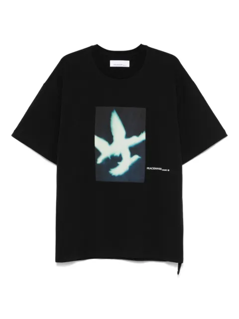Peacemaker Oamc Dark Flower T-shirt Black PCM1OT02FJE002