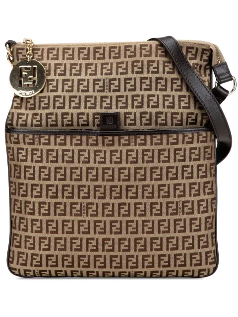 Fendi Pre-Owned 2000-2010 Zucchino Canvas crossbody bag Brown PRLOLNUZUR1NSU5B