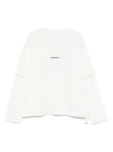 Peacemaker Oamc painted double-layer T-shirt White PCM1OT05NJE003
