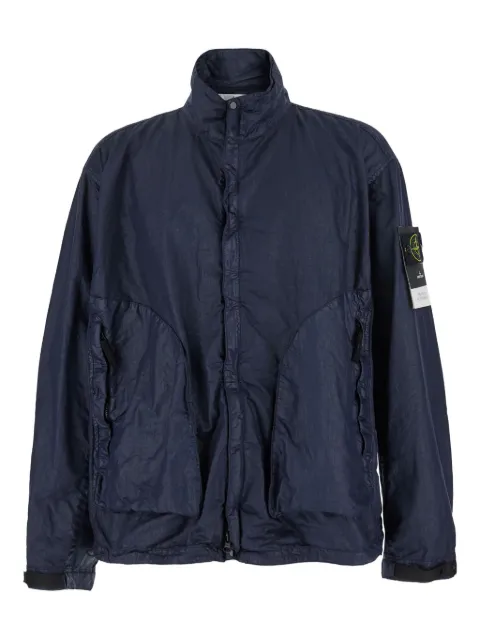 Stone Island Compass-motif jacket Blue K1S154100067S0069