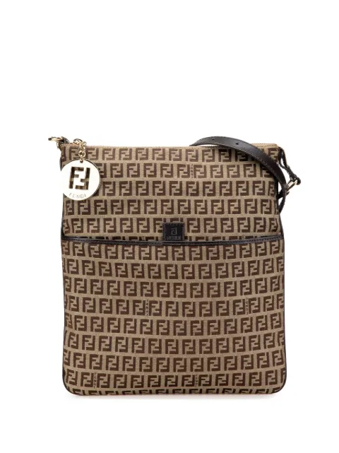 Fendi Pre-Owned 2000-2010 Zucchino Canvas crossbody bag Brown KKGHV5RJHEMUYR81
