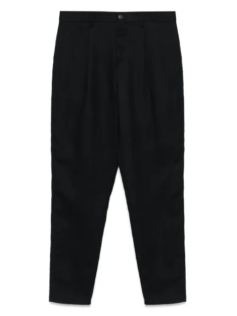 Canali linen trousers Blue U7001AE05539
