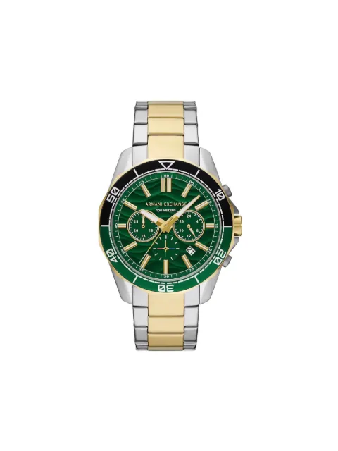 Armani Exchange round face 44mm Green AX1966