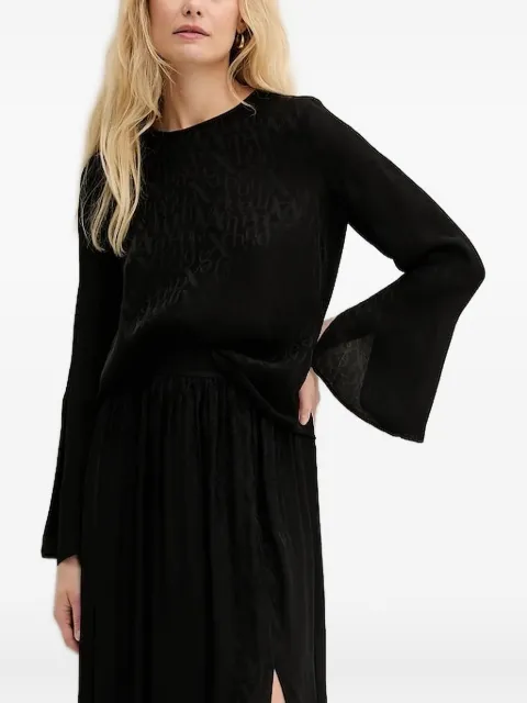 Armani Exchange bell-sleeve blouse Black XW000149AF10842