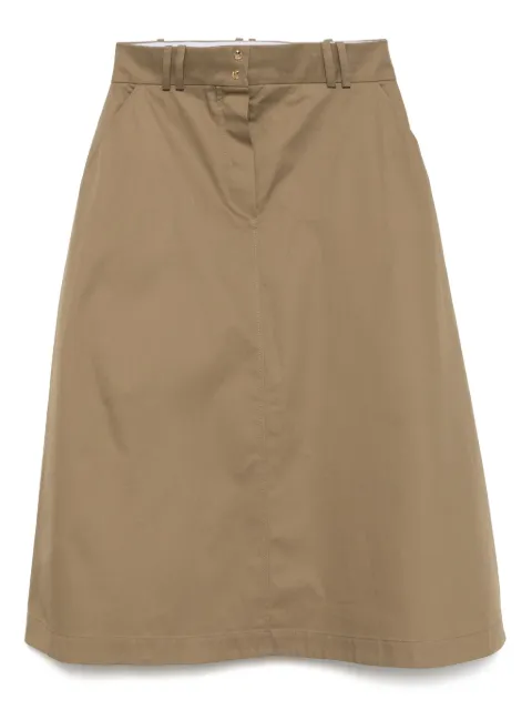 Dice Kayek cotton skirt Neutrals SS25J414