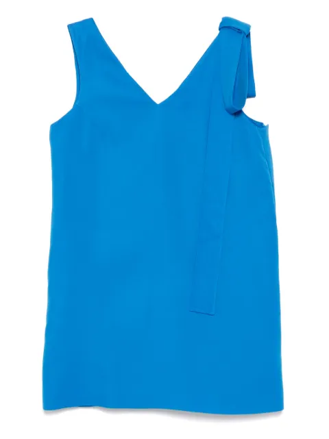 Dice Kayek asymmetric sleeveless dress Blue SS25R264