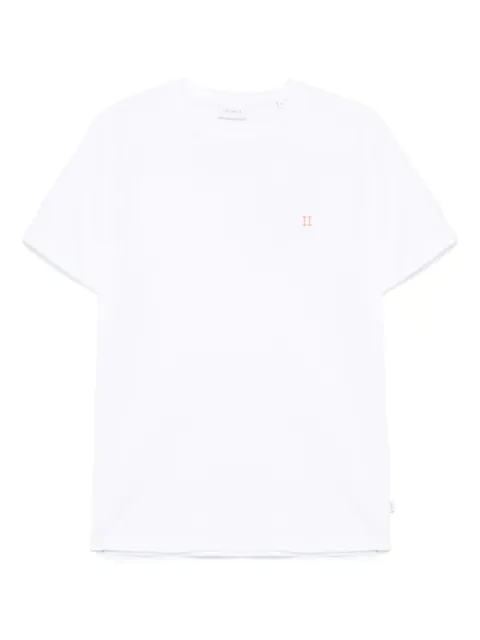 Les Deux logo-embroidered T-shirt White 100101008