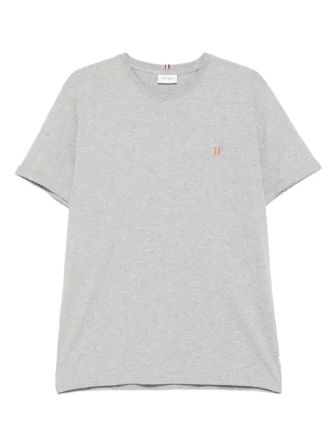 Les Deux logo-embroidered T-shirt Grey 100101008