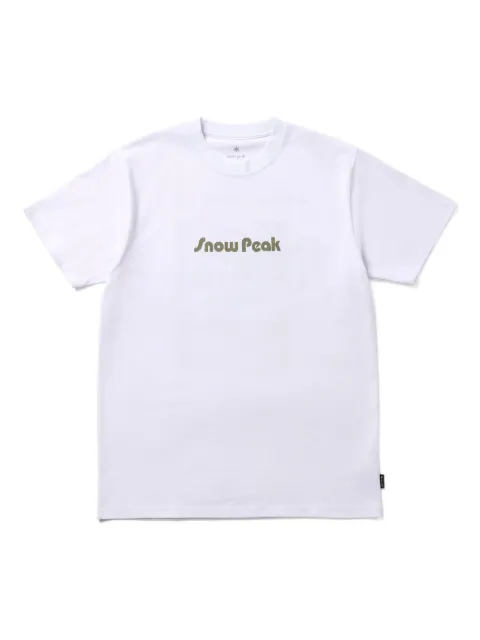 Snow Peak Unwind graphic print T-shirt White TS25SU10505001