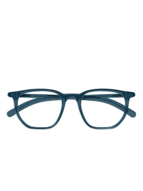 Montblanc square-frame glasses Blue MB0349O