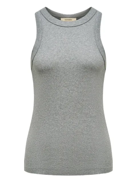 12 STOREEZ high-neck sleeveless top Grey 130477