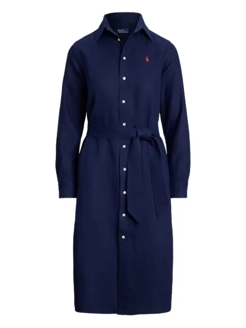 Polo Ralph Lauren button-down belted shirtdress Blue 211943992005