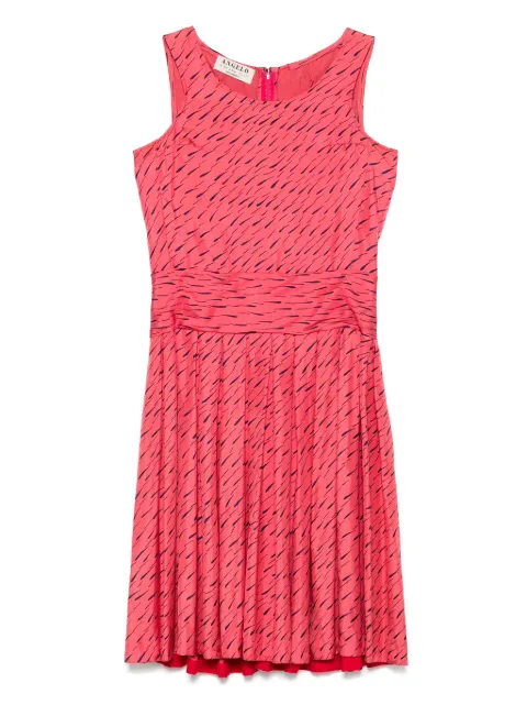 A.N.G.E.L.O. Vintage Cult 1960s pre-owned abstract-print midi dress Pink AN380PH