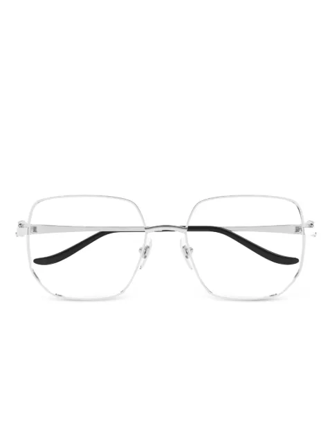 Cartier Eyewear Panthère de Cartier geometric-frame glasses Silver CT0568O