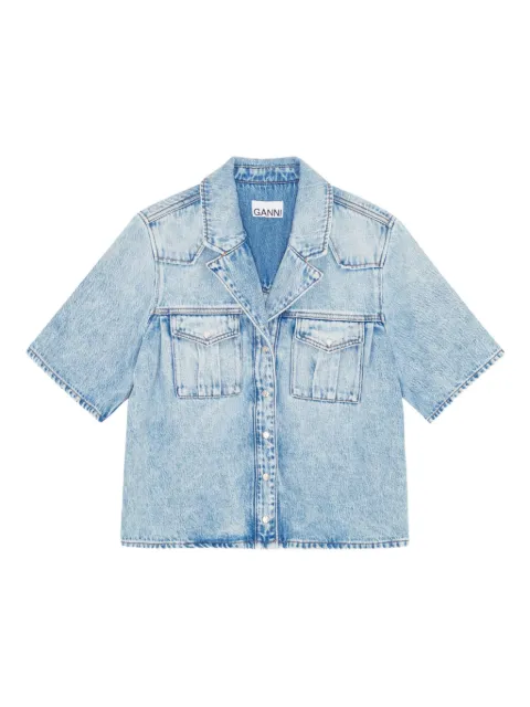 GANNI denim shirt Blue J1742