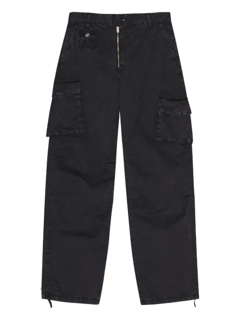 GANNI cargo trousers Black W0446