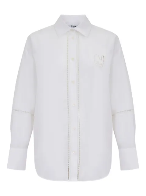 MSGM The Mwave shirt White 3841MDE10X257100