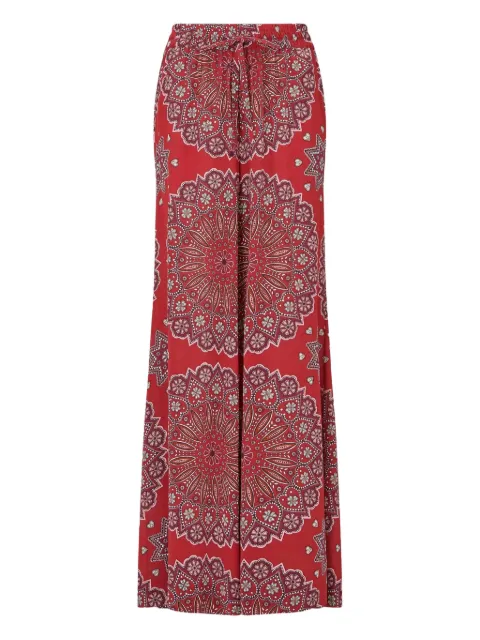 Hayley Menzies paisley-print trousers Red SS2501084WVTRRED