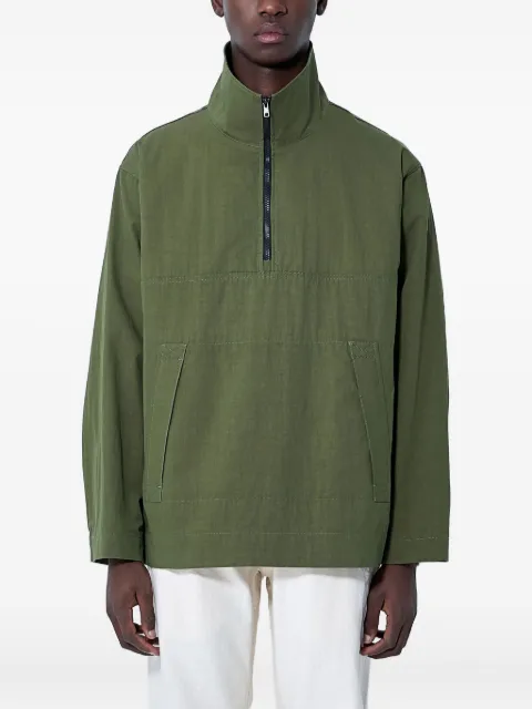 Mhl By Margaret Howell stand-collar half-zip jacket MHOU0511S25MGQGSS