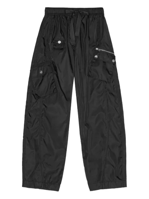 GANNI drawstring trousers Black W0644099