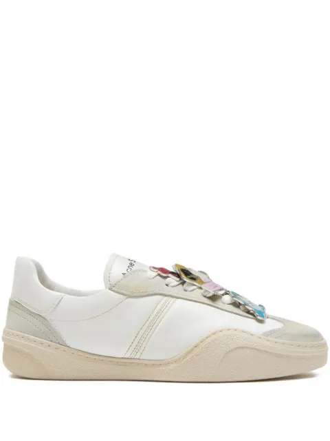 Acne Studios charm-detail low-top sneakers White AD0813