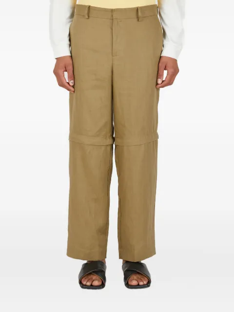 Wynn Hamlyn detachable-leg linen trousers Neutrals WH0287TR709