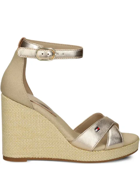 Tommy Hilfiger leather sandals Gold FW0FW08811