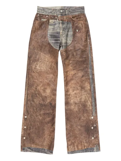 Acne Studios printed jeans Brown BK0703