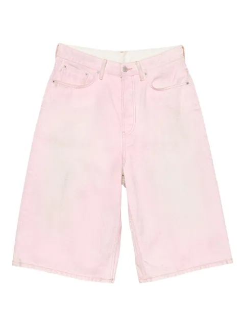 Acne Studios cotton shorts Pink BE0199