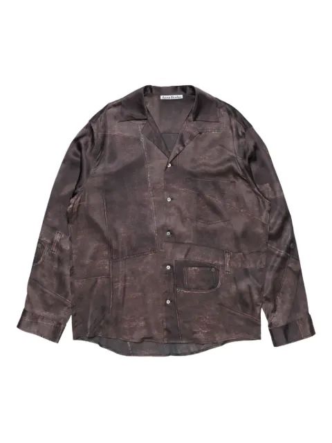 Acne Studios printed shirt Brown BB0651