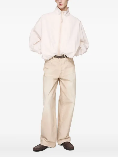 Acne Studios puff-sleeve zip-up jacket Neutrals B90800